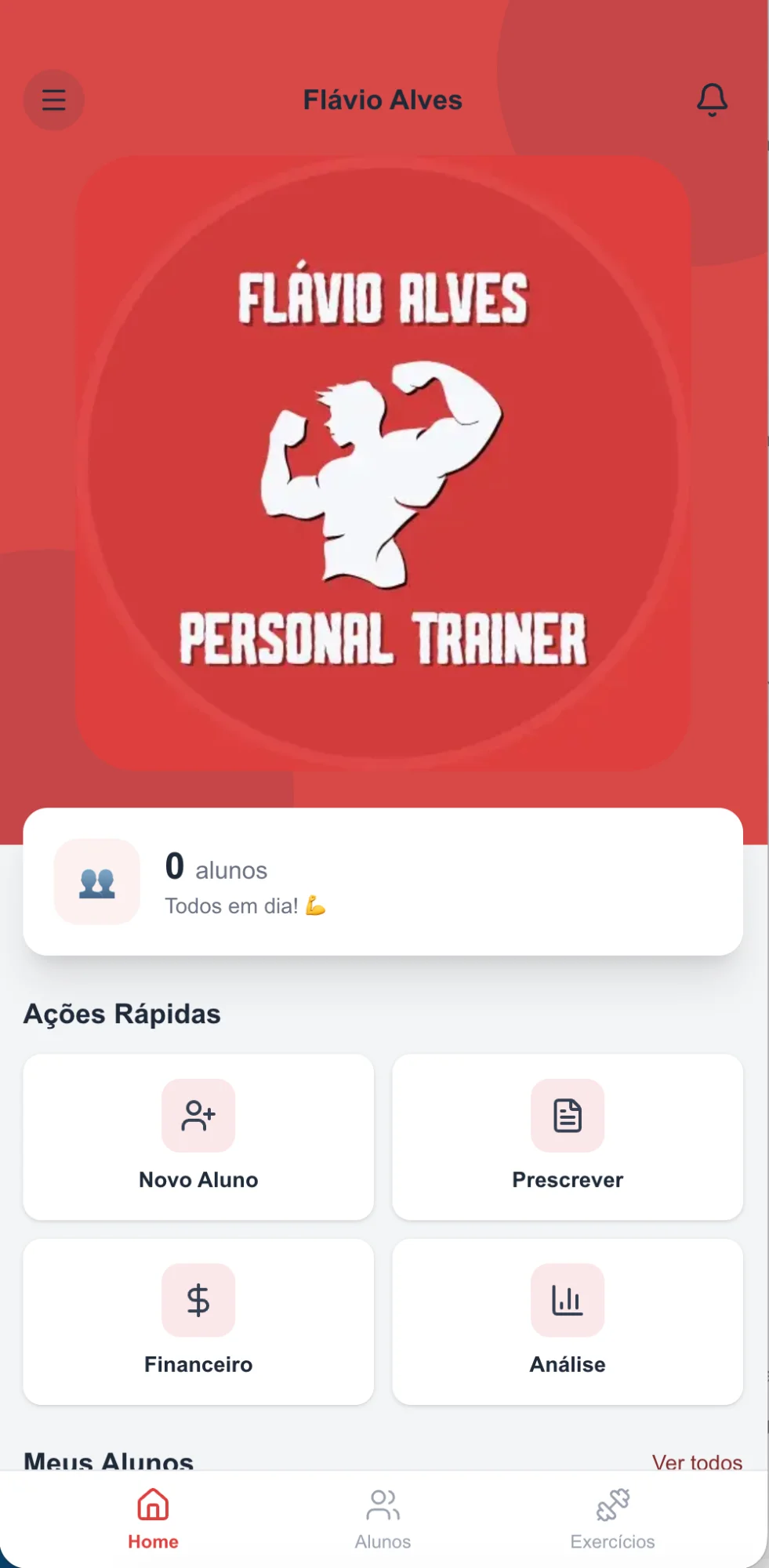 App Flávio Alves Personal Trainer