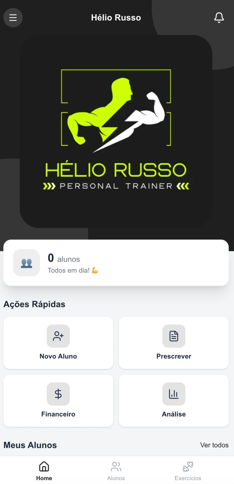 App Hélio Russo Personal Trainer