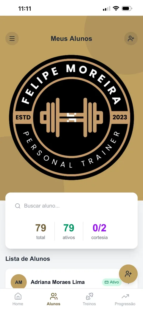 App de personal com marca própria